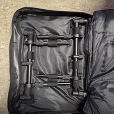 New Direction Tackle 360 Rod Pod for Carp Fishing (3 Rods) Black