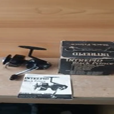 vintage intrepid black prince reel