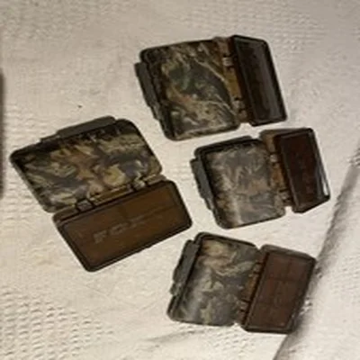 Fox Tackle Boxes Camo Rare Carp Fishing