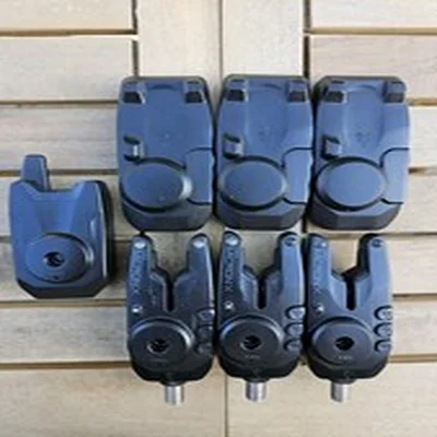 Fox Mini Micron  X Bite Alarm  3 Rod Set And Receiver Used