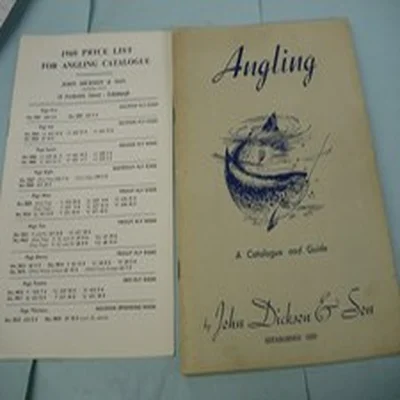 JOHN DICKSON ANGLING CATALOGUE WITH A 1960  PRICE LIST