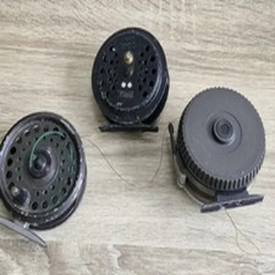 JOBLOT OF 3 X" FLY FISHING REELS"ZEBCO, INTREPID RIMFLY, MITCHEL GARCIA 710 USED