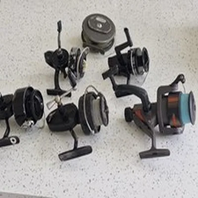 JOBLOT OF 6 X VINTAGE " FISHING REELS" GARCIA MITCHELL/ SILSTAR/ K.P.MORRITT ETC