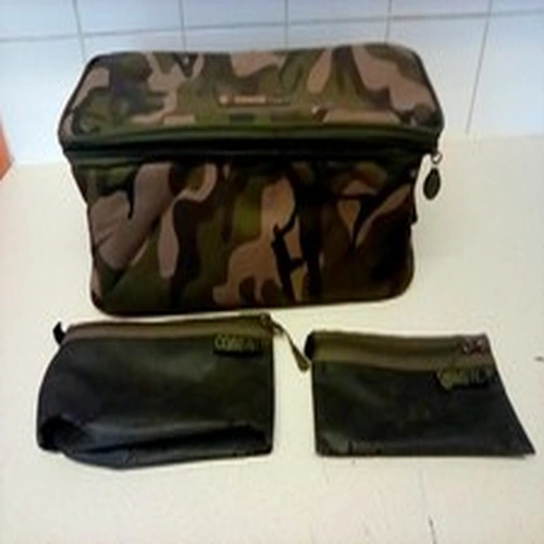 FOX CAMOLITE BAG AND 2 CAMOLITE BIT POUCHES