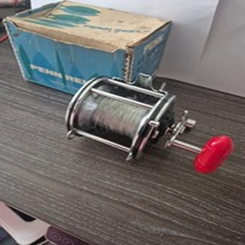 Vintage Penn 4/0 Senator Big Game Reel 113 Fishing Reel with Box. US import