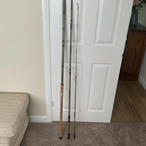 Jack Clayton Boston. Fenland 13ft Step Tapered Hollow glass Float Rod.