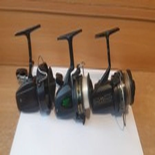 mixed lot of vintage reels x 3