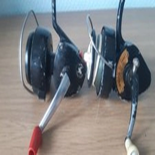 2 x vintage reels intrepid black prince and kp morritts intrepid de luxe