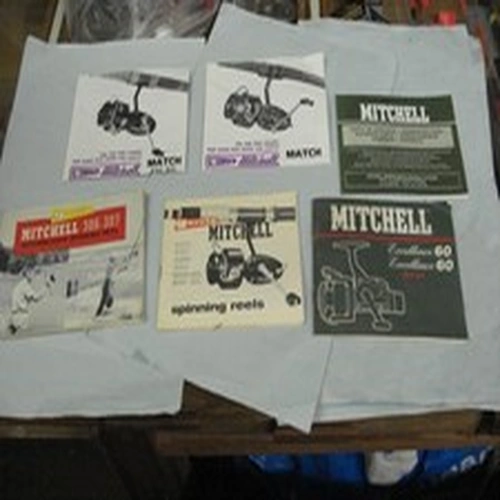 VINTAGE MITCHELL FISHING REELS BOOKLETS