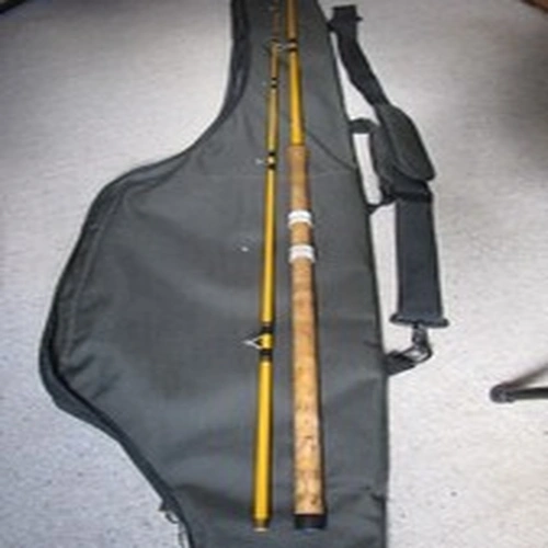 RARE VINTAGE MILBRO DEMON F13/1 FISHING ROD, KIM BISHOP 9' 6" Orange Angling 