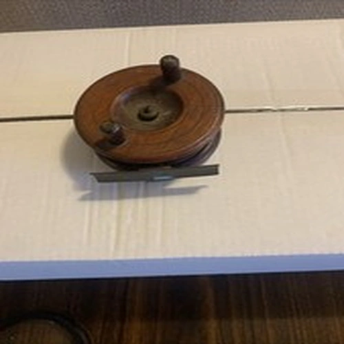 2 Vintage Wooden Fishing Reel In Fair Used Condition