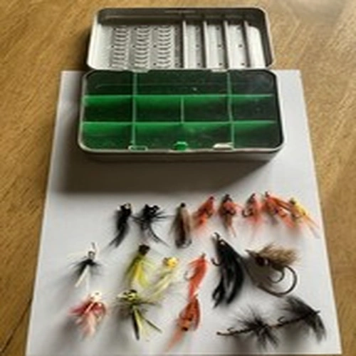 Salmon, Pike, Predator Flies In A Perrine Fly Box