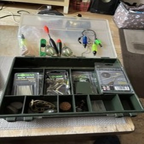Fox Tackle Box with All of Contents Carp Fishing Accessories As In Pics.