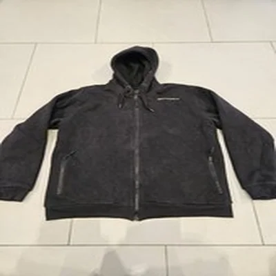 Sticky Baits Black Zip Heavyweight Fishing Hoodie.