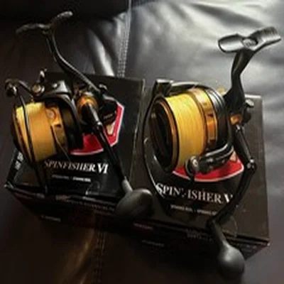 Two Penn Spinfisher VI 6500 LCEU Long Cast Heavy Duty Spinning Reels X2