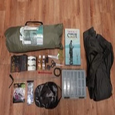 Assorted Used Fishing Tackle Including Bivvy