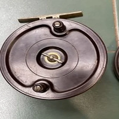 Vintage Fishing Reels X2 Allcock Aerialite Bakerlite Winch Reels Nice Cond