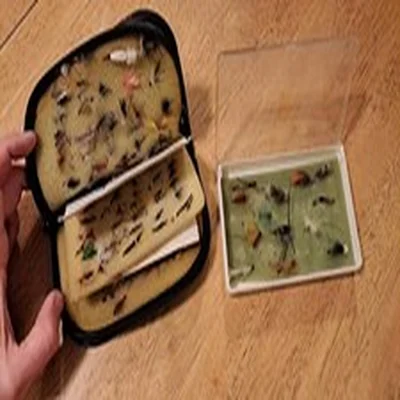 Vintage Assortment of 100+ Fishing Flies Job lot