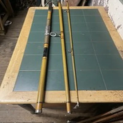 Vintage Sea Fishing Rod Glass Fibre Daiwa 621-39A 3pc 3.9m Strong Boat Rod