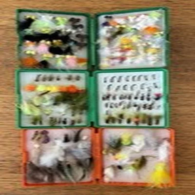 Job Lot Of Fly Fishing Flies In 3 Boxes