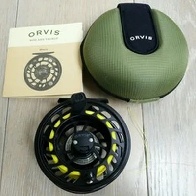 Orvis Fly Reel - Mach No IV Large Arbor in black (with backing)