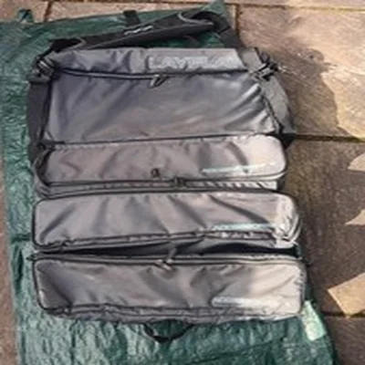 MAP Parabolix Layflat accessories holdall. 3 compartments. Wet nets storage.