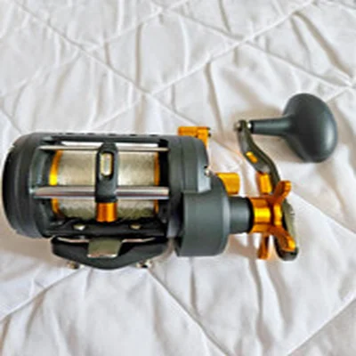 Penn Fathom 25lw LH multiplier Fishing Reel With 45lb Tuff Line