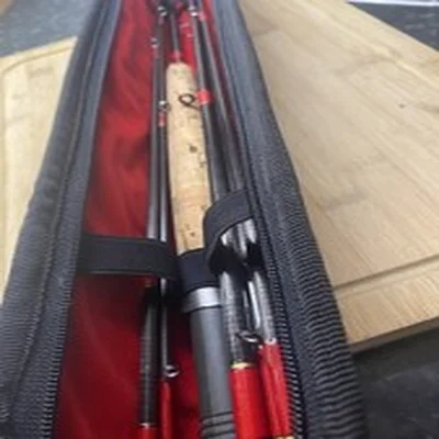 Shakespeare Deluxe Travel Fly Rod 1717 -285 good condition in original zip case 