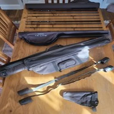 2 X Shimano TX Lite A Rods 10ft 2.75lb Tc, 4 Piece + Hard Tubes & Tribal Rod Bag