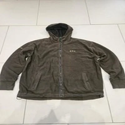 ESP Full Zip Fleece Hoody, Carp Fishing, dark olive green.