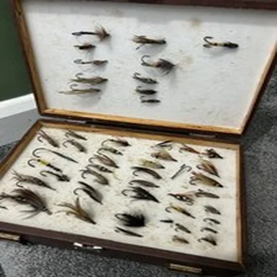 vintage salmon flies, Gut Eyed Flies