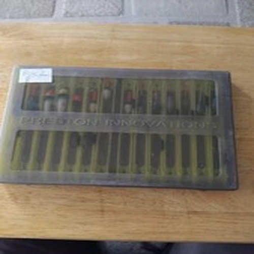 POLE RIGS  IN A PRESTON INNOVATIONS WINDER BOX.