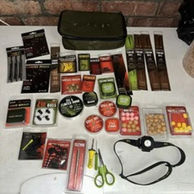 Selection Of Esp Carp Fishing End Tackle. Some New And Some Used.