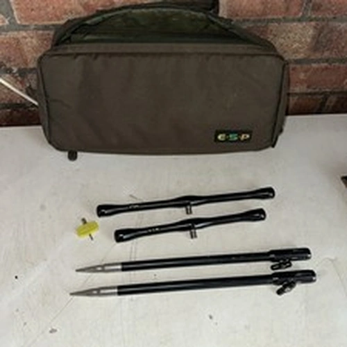 Esp 3 Rod Buzz Bar Pouch. 2 X 12 Banksticks, 8 & 10 Inch 3 Rod Buzz Bars