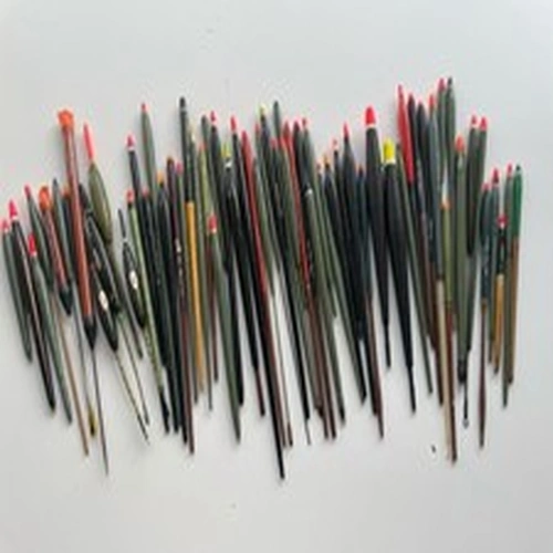 60 X Job Lot River Trotting Avon Stick Fishing Floats. Drennan, Map, Clegg Etc.