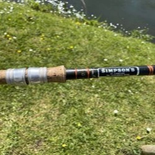 Simpson’s Of Turnford 13’ Carbon Match Fishing Vintage Rod. Very Good Condition