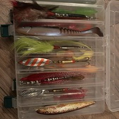 Pike Fishing Lures, Pike Flies, Spinners, Lures Double Sided Box!