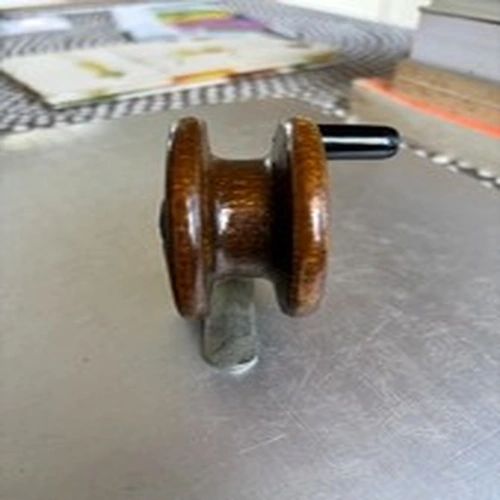 Simple Vintage wooden fishing reel