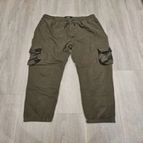 Wofte Khaki - Camo Cargo Joggers. Carp Fishing.