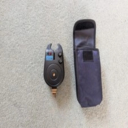 Leeda 2XL Fishing Bite Alarm with Pouch - Tested & Working!