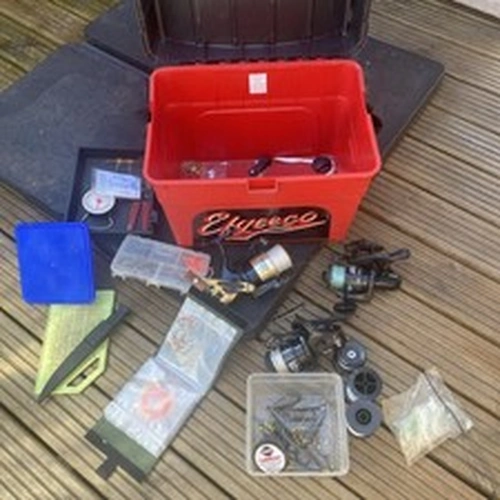 Sea Fishing Tackle Box With Accessories  Weights Rigs Etc 