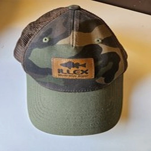 Illex Trucker Cap Perch OPS Camo Used Good Condition Predator Fishing