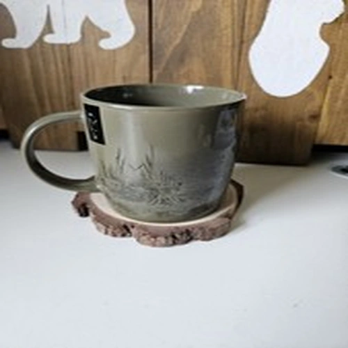 Fox International Scenic Ceramic Mug Fishing Discontinued Rare Good Condition
