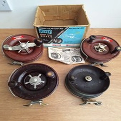 Alvey Vintage Fishing Reels X4.