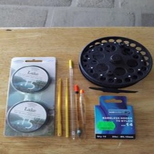 FISHING CENTREPIN REEL,SHADOW LANDA,INCLUDING EVERYTHING TO START FISHING.