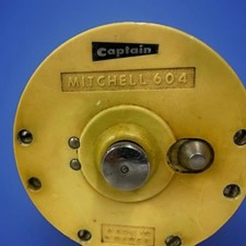 Vintage Garcia Mitchell 604 Captain Conventional Casting Fishing Reel 