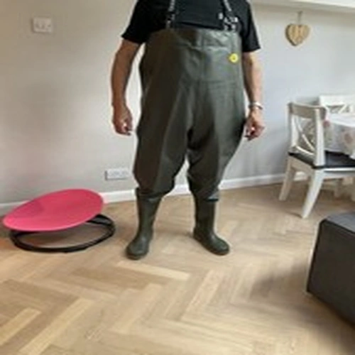 Viking Rubber Chest Waders ,sz 9
