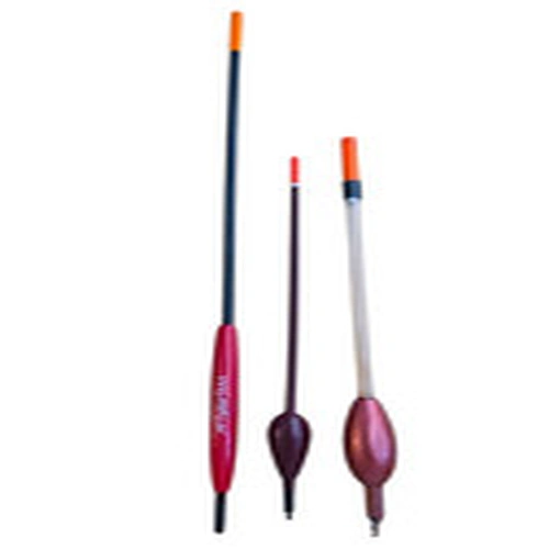 Three Assorted Mixed Colour Bodied Waggler Floats