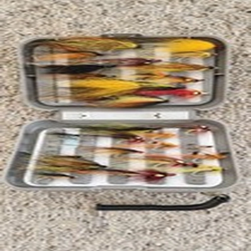 33 Salmon Flies and C &F Design Fly Box 