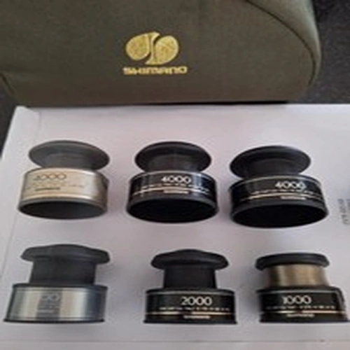 Shimano Reel Case. 6 Spare Spools.